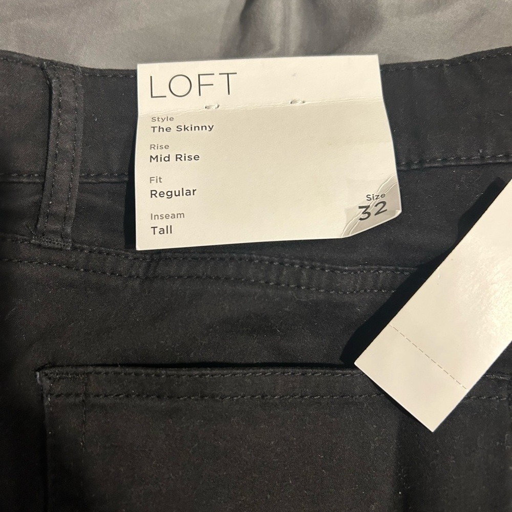 LOFT BLACK Skinny Jeans